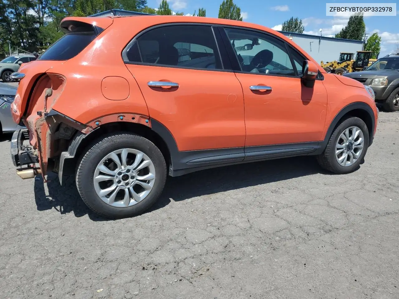 2016 Fiat 500X Easy VIN: ZFBCFYBT0GP332978 Lot: 63450285