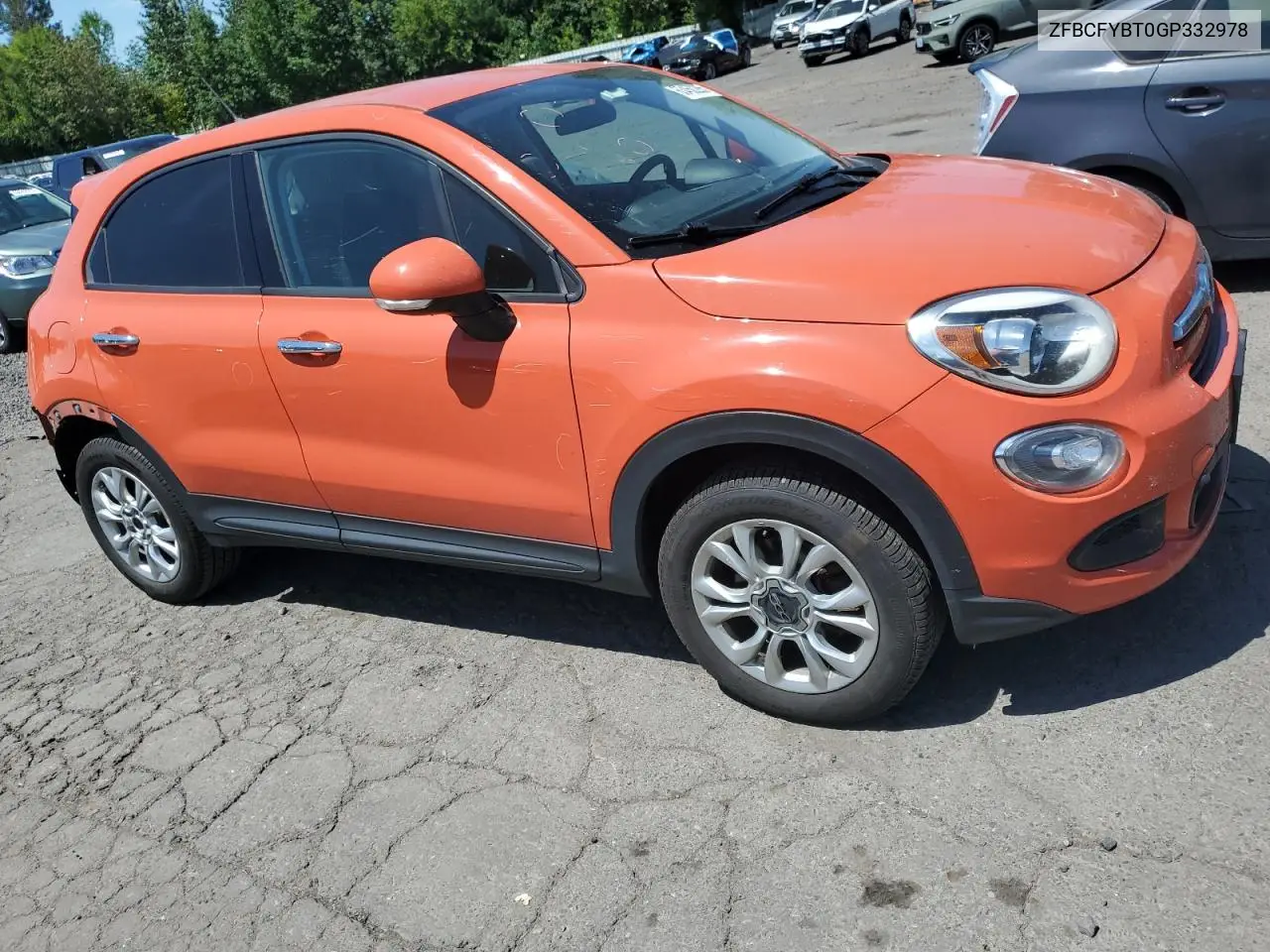 2016 Fiat 500X Easy VIN: ZFBCFYBT0GP332978 Lot: 63450285