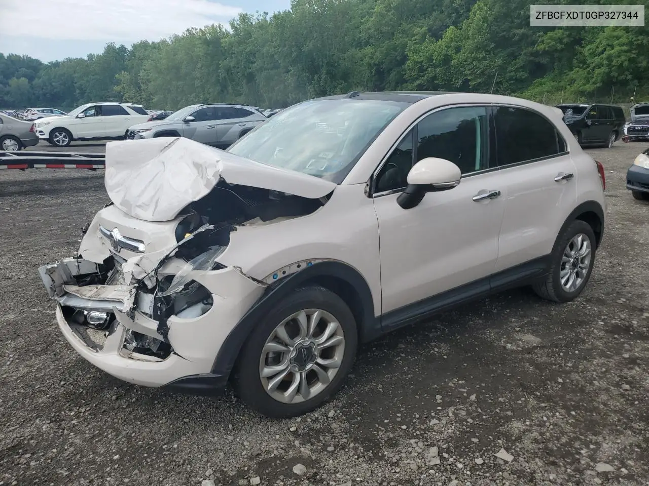 2016 Fiat 500X Lounge VIN: ZFBCFXDT0GP327344 Lot: 63584175