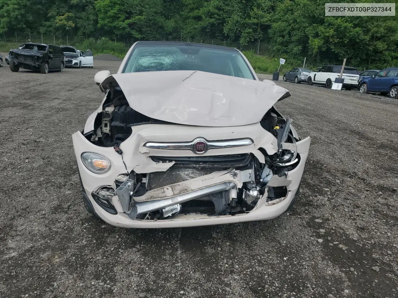 2016 Fiat 500X Lounge VIN: ZFBCFXDT0GP327344 Lot: 63584175