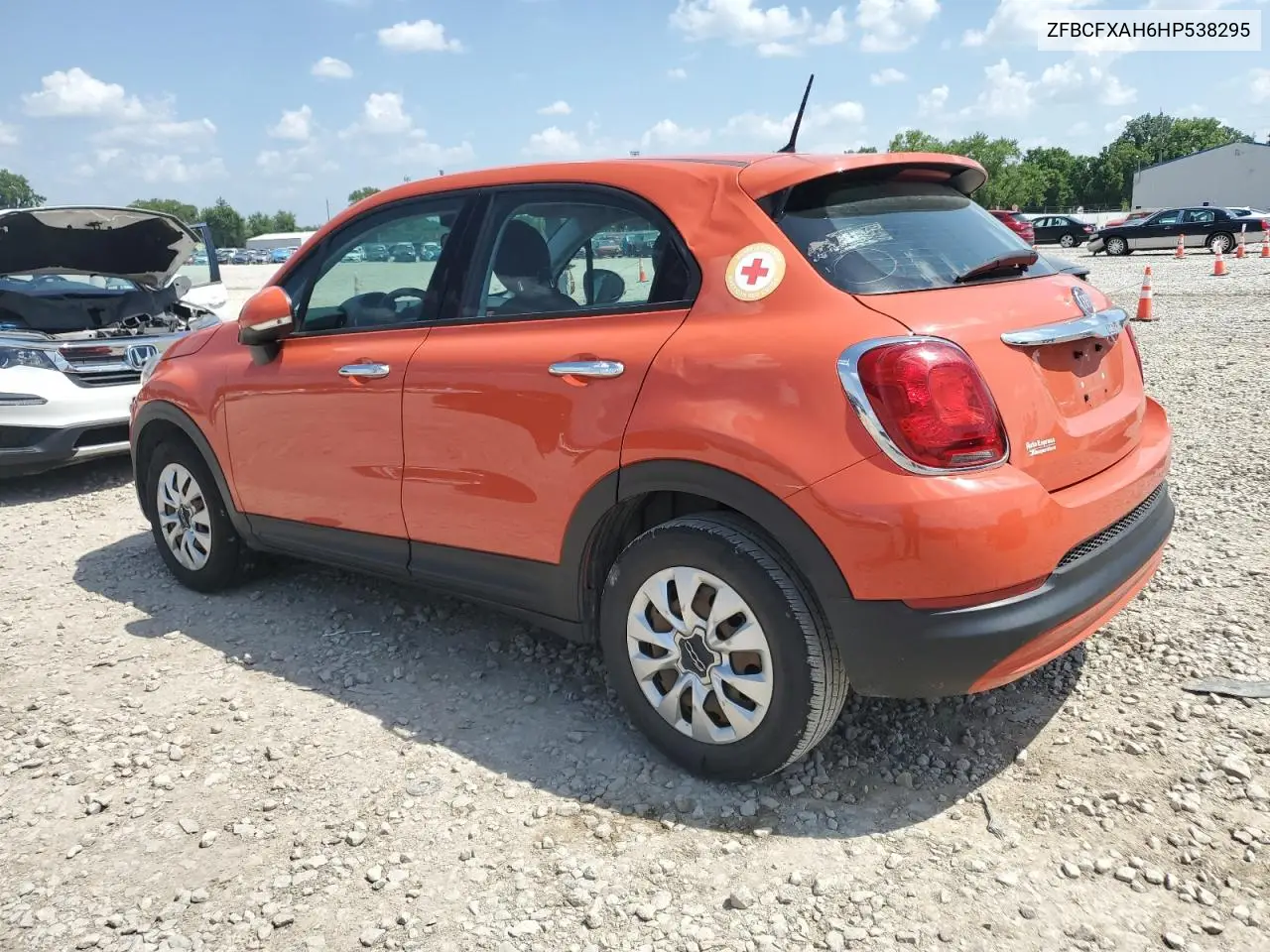 2017 Fiat 500X Pop VIN: ZFBCFXAH6HP538295 Lot: 61029625