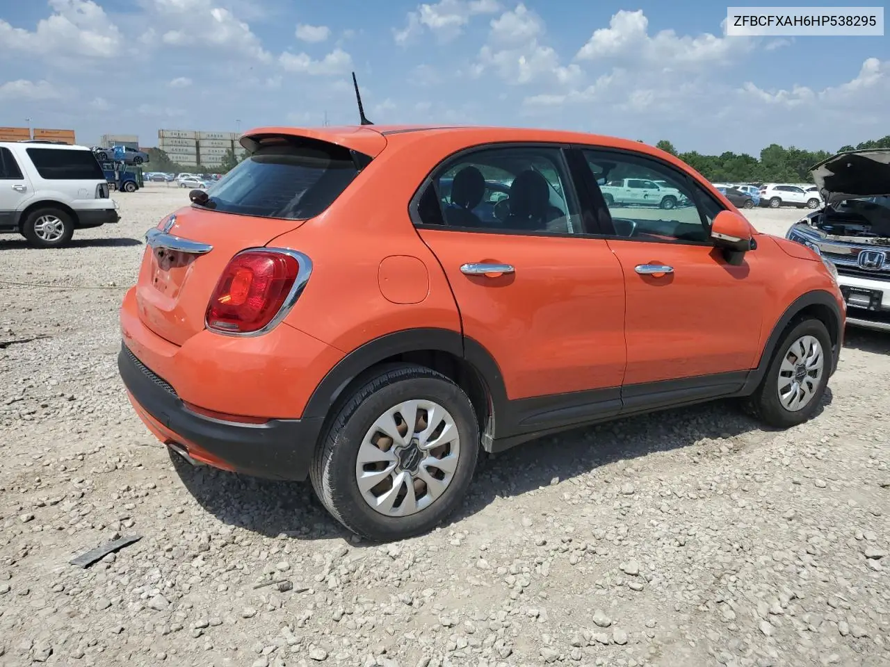 2017 Fiat 500X Pop VIN: ZFBCFXAH6HP538295 Lot: 61029625