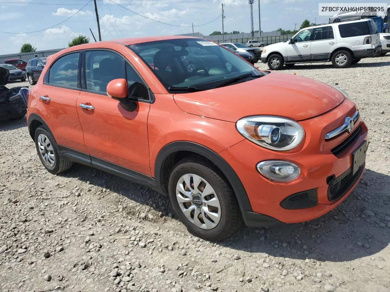 2017 Fiat 500X Pop VIN: ZFBCFXAH6HP538295 Lot: 61029625