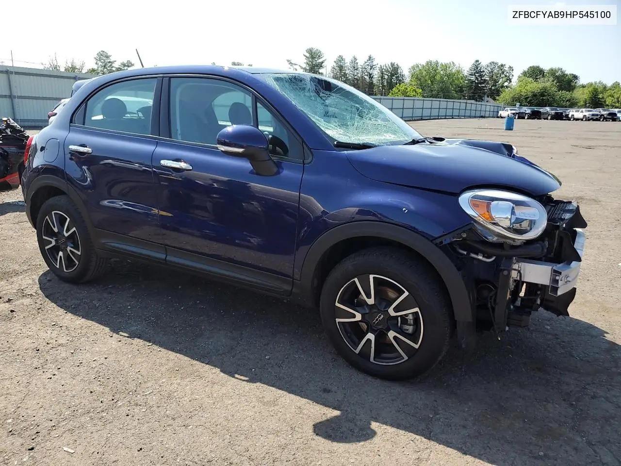 2017 Fiat 500X Pop VIN: ZFBCFYAB9HP545100 Lot: 61592265
