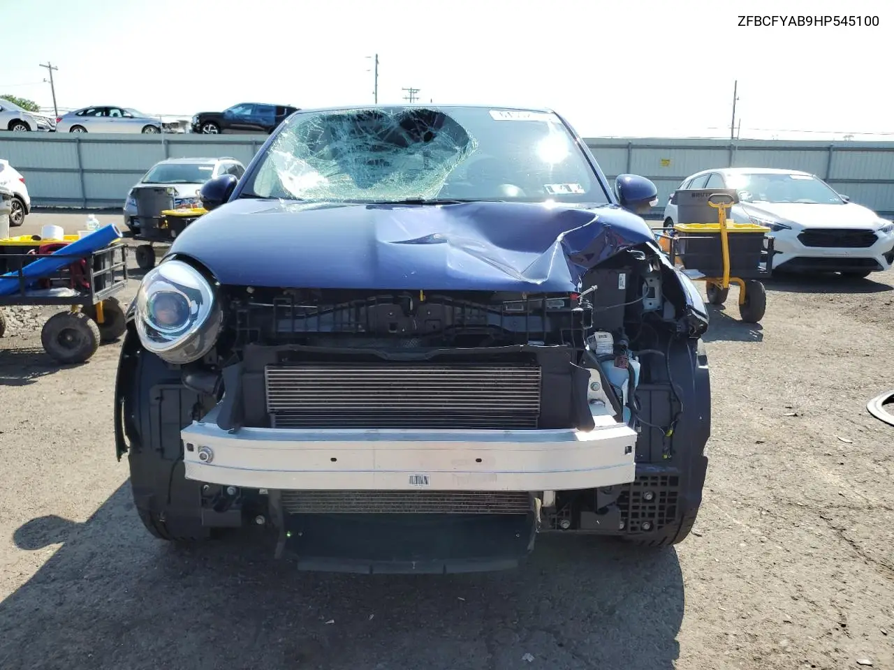 2017 Fiat 500X Pop VIN: ZFBCFYAB9HP545100 Lot: 61592265