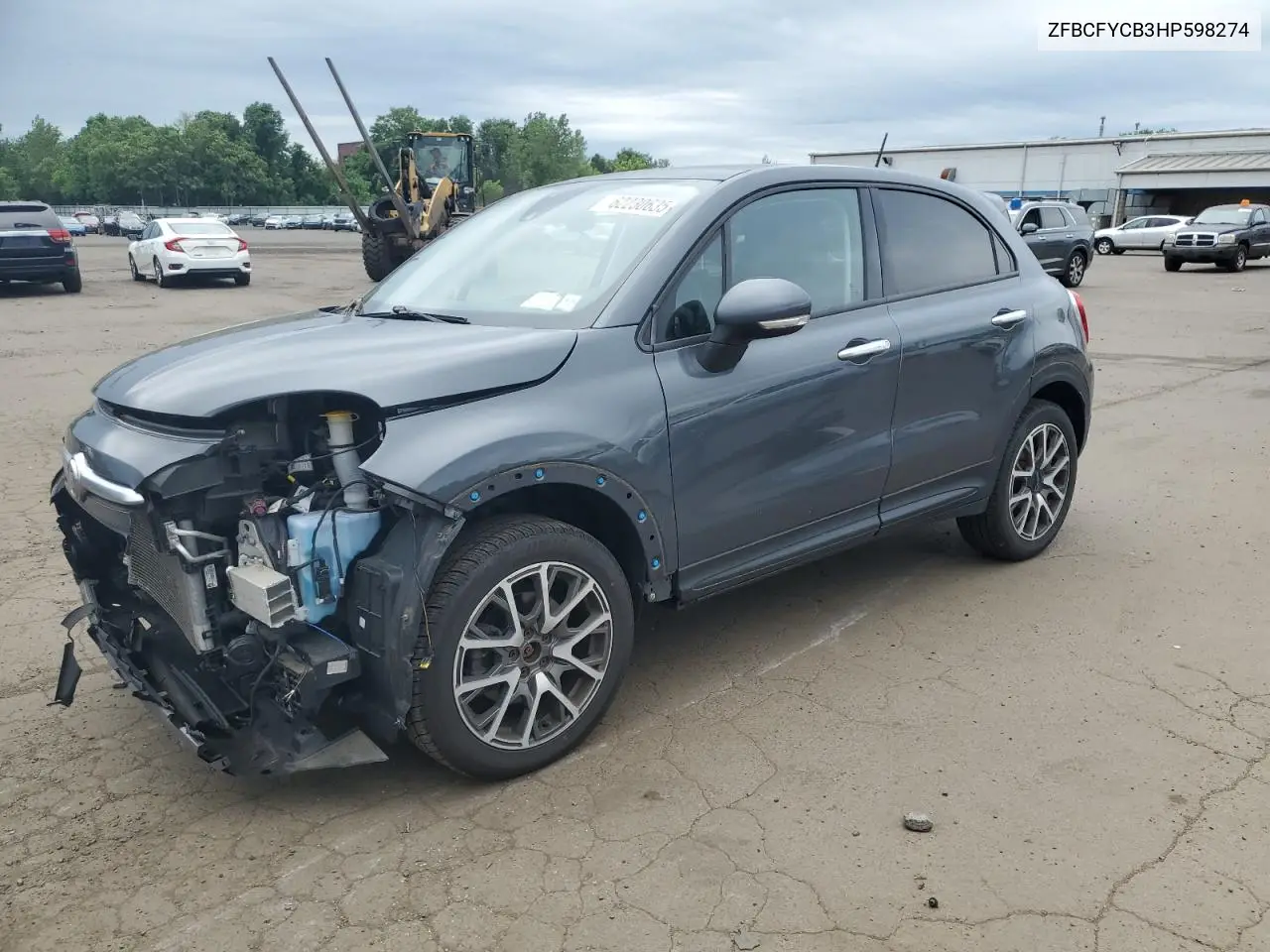 2017 Fiat 500X Trekking VIN: ZFBCFYCB3HP598274 Lot: 62230635