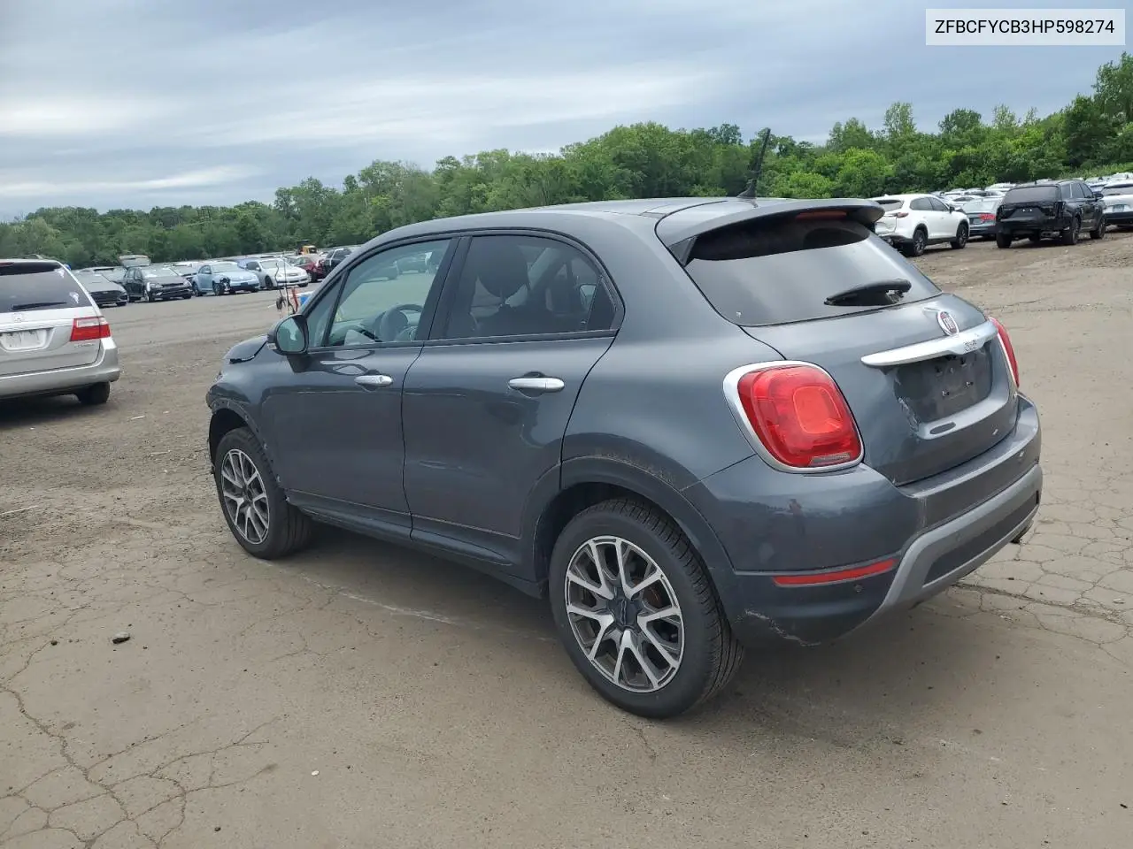 2017 Fiat 500X Trekking VIN: ZFBCFYCB3HP598274 Lot: 62230635