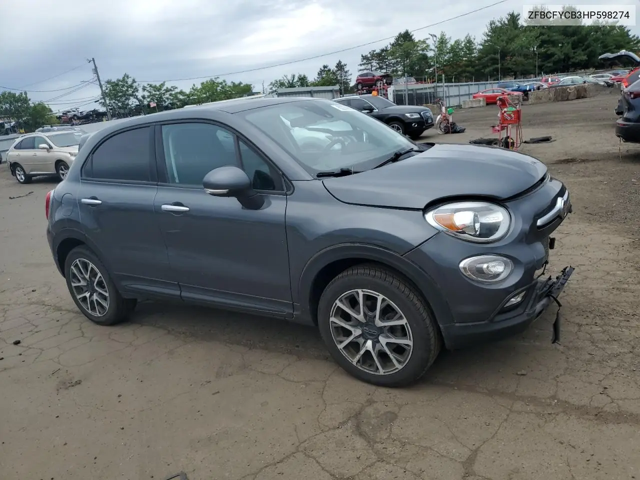2017 Fiat 500X Trekking VIN: ZFBCFYCB3HP598274 Lot: 62230635