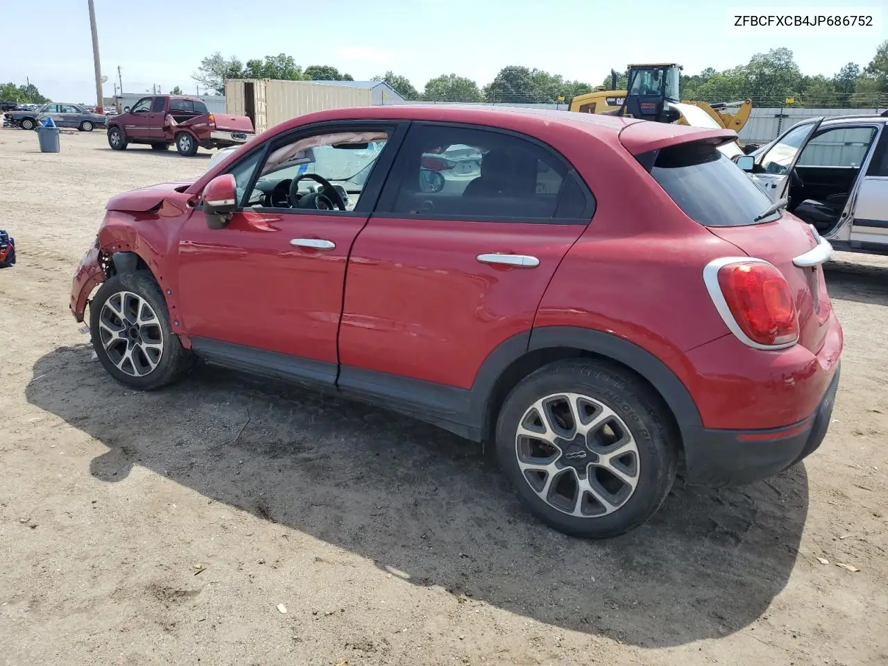 2018 Fiat 500X Trekking VIN: ZFBCFXCB4JP686752 Lot: 62485555