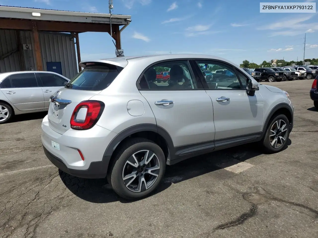 2019 Fiat 500X Pop VIN: ZFBNFYA1XKP793122 Lot: 63707385