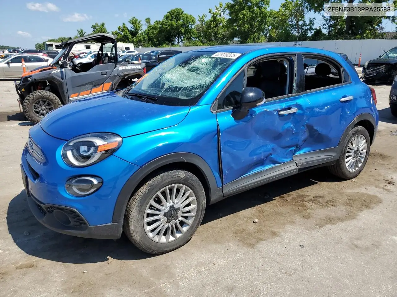 2023 Fiat 500X Pop VIN: ZFBNF3B13PPA25588 Lot: 62910325