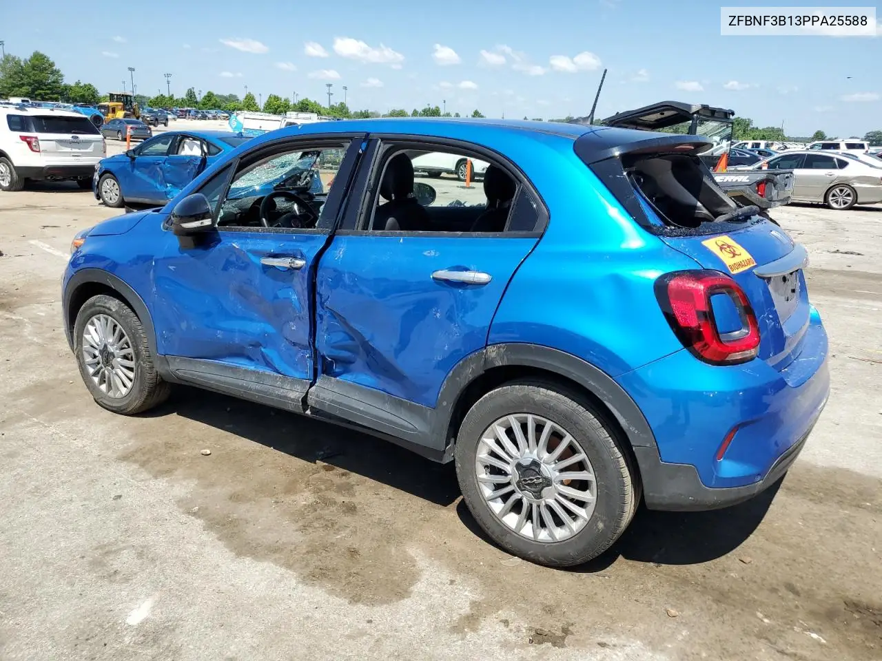 2023 Fiat 500X Pop VIN: ZFBNF3B13PPA25588 Lot: 62910325