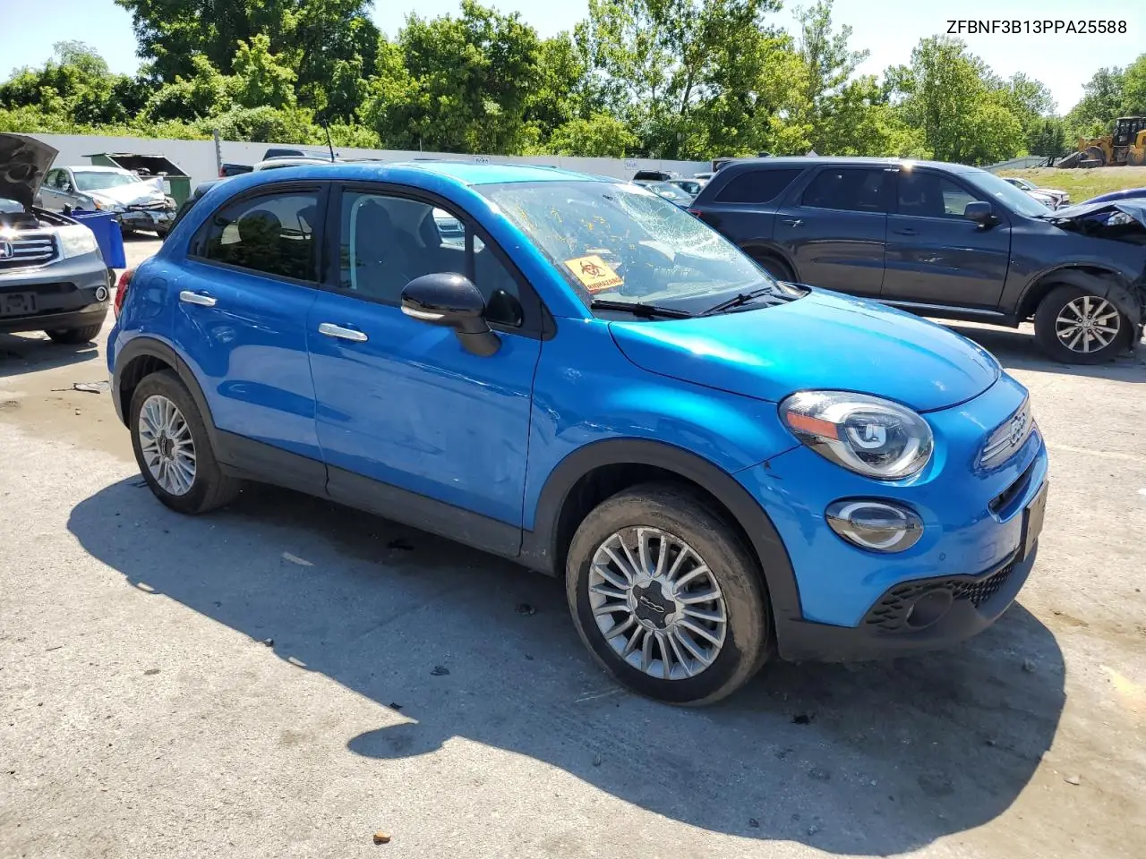 2023 Fiat 500X Pop VIN: ZFBNF3B13PPA25588 Lot: 62910325