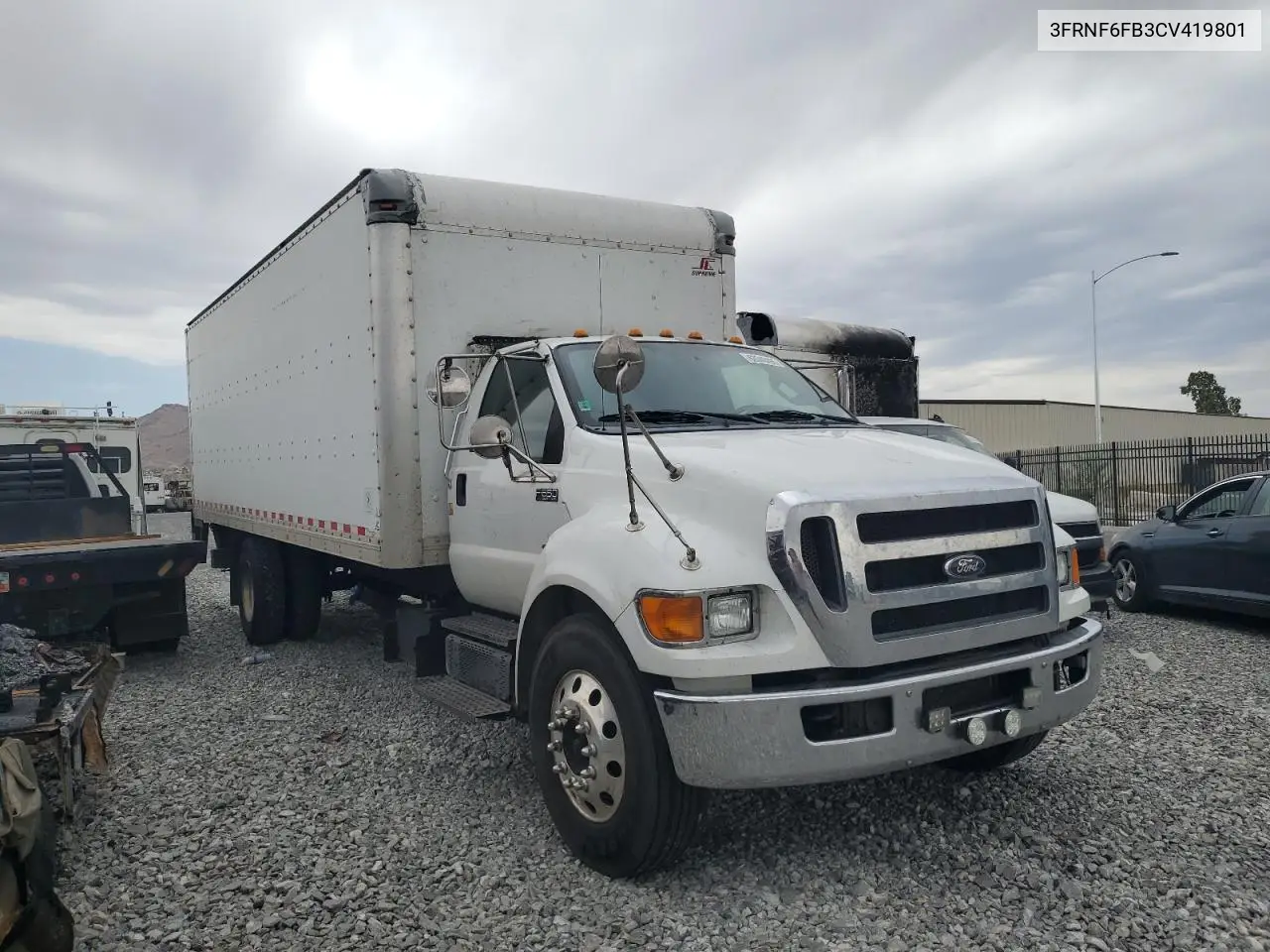 2012 Ford F650 Super Duty VIN: 3FRNF6FB3CV419801 Lot: 63348495