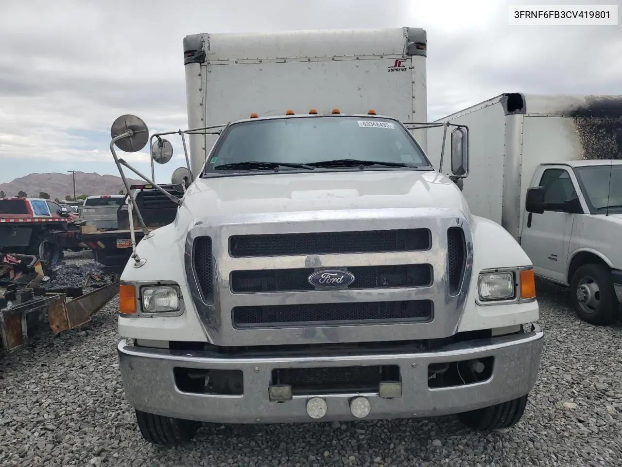 2012 Ford F650 Super Duty VIN: 3FRNF6FB3CV419801 Lot: 63348495
