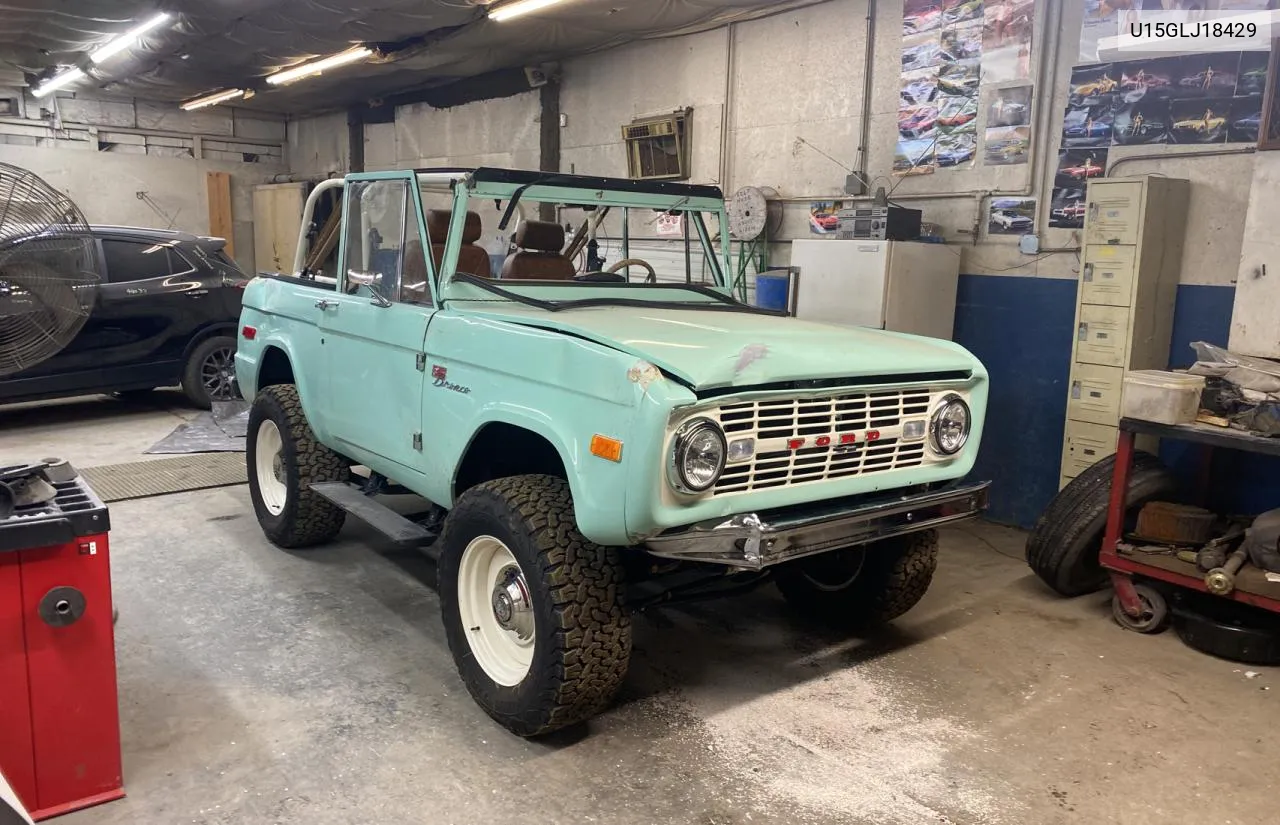 1970 Ford Bronco 4X4 VIN: U15GLJ18429 Lot: 89351135