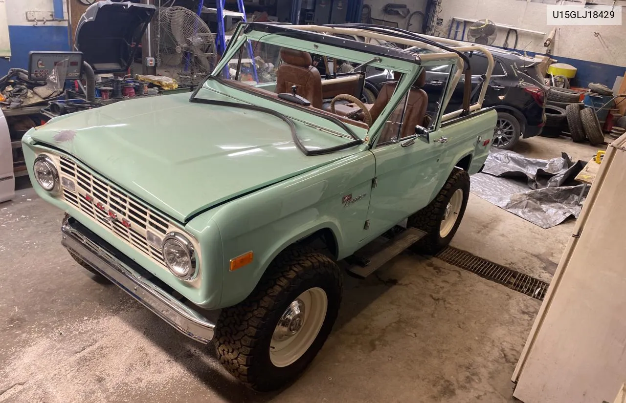 1970 Ford Bronco 4X4 VIN: U15GLJ18429 Lot: 89351135