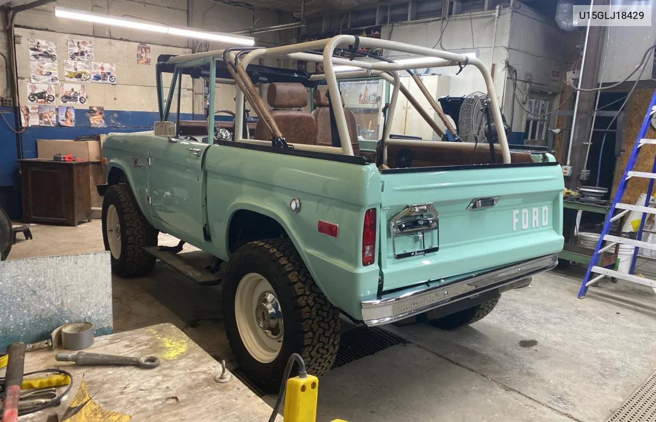 1970 Ford Bronco 4X4 VIN: U15GLJ18429 Lot: 89351135