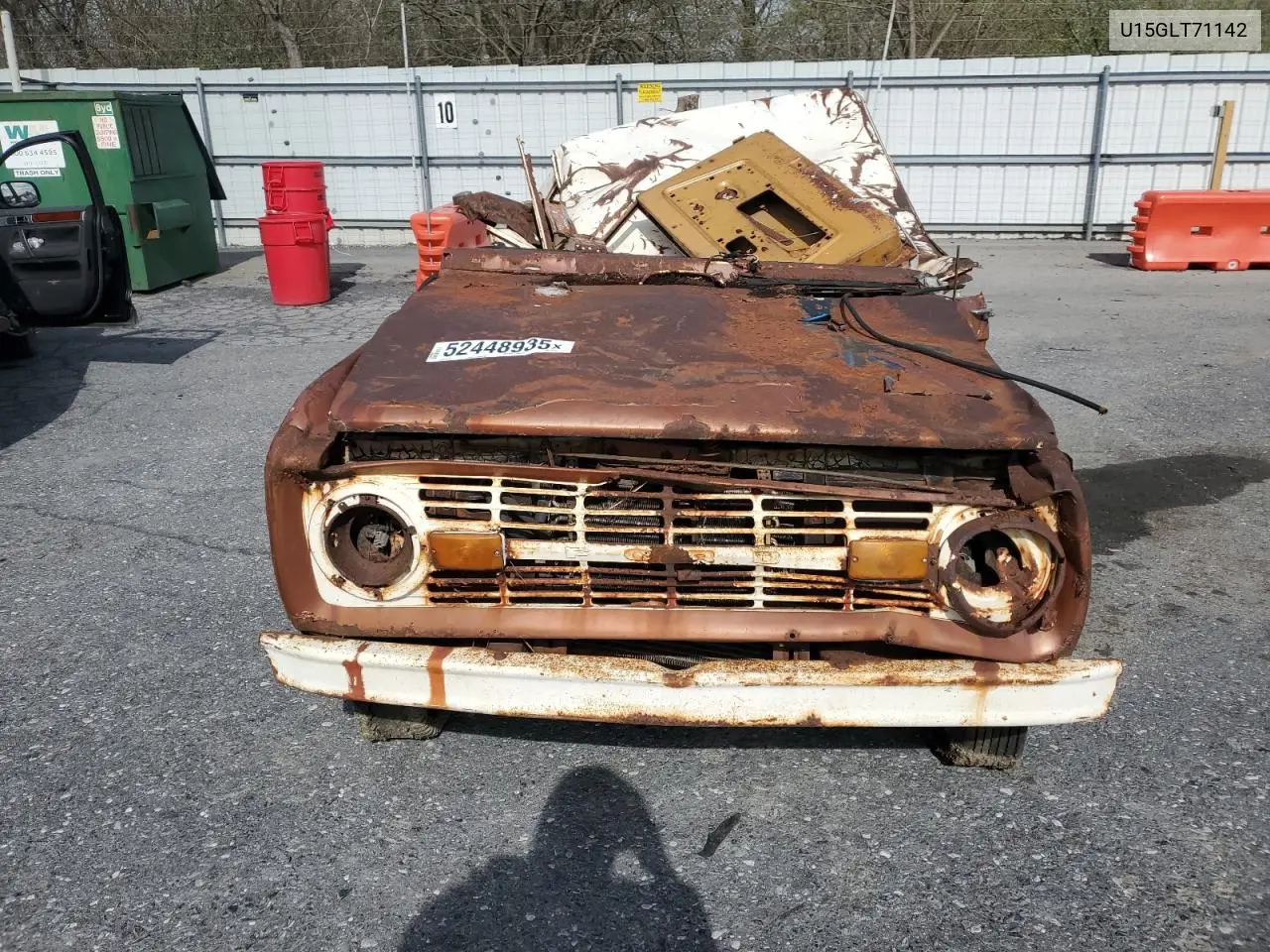 1974 Ford Bronco VIN: U15GLT71142 Lot: 52448935