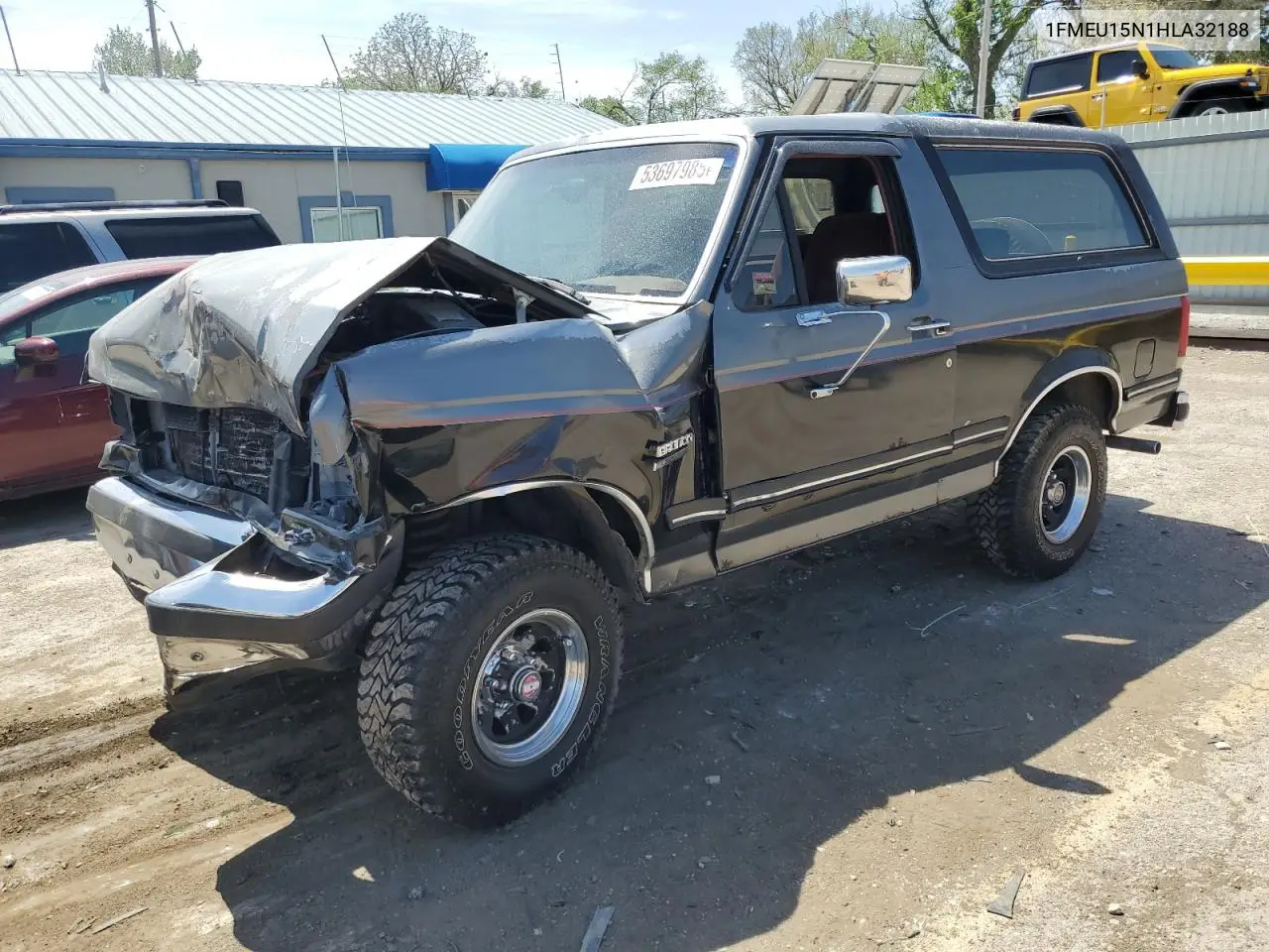 1987 Ford Bronco U100 VIN: 1FMEU15N1HLA32188 Lot: 53697985
