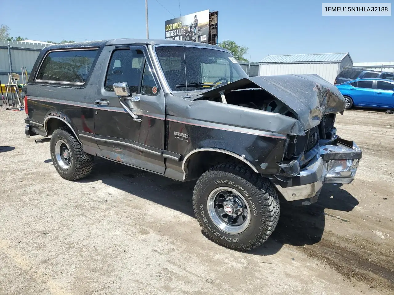 1987 Ford Bronco U100 VIN: 1FMEU15N1HLA32188 Lot: 53697985