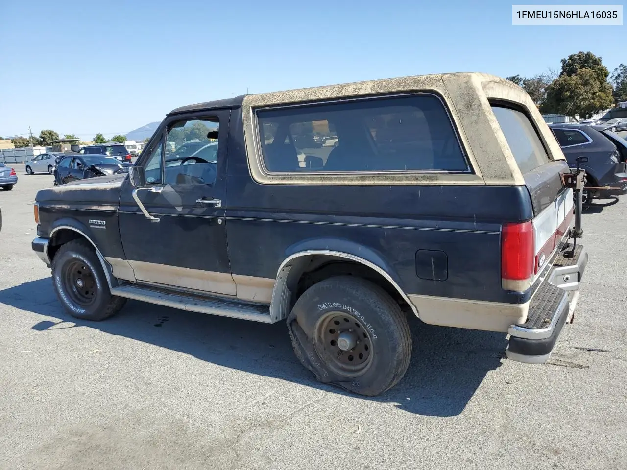 1987 Ford Bronco U100 VIN: 1FMEU15N6HLA16035 Lot: 60311925