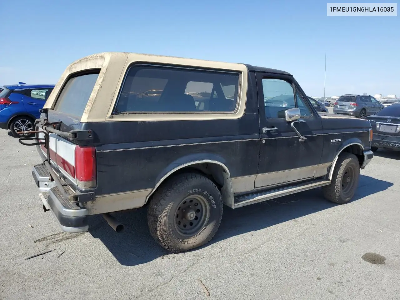 1987 Ford Bronco U100 VIN: 1FMEU15N6HLA16035 Lot: 60311925