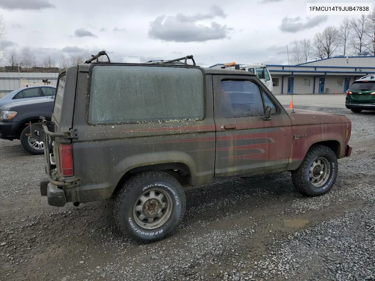1988 Ford Bronco Ii VIN: 1FMCU14T9JUB47838 Lot: 48747975