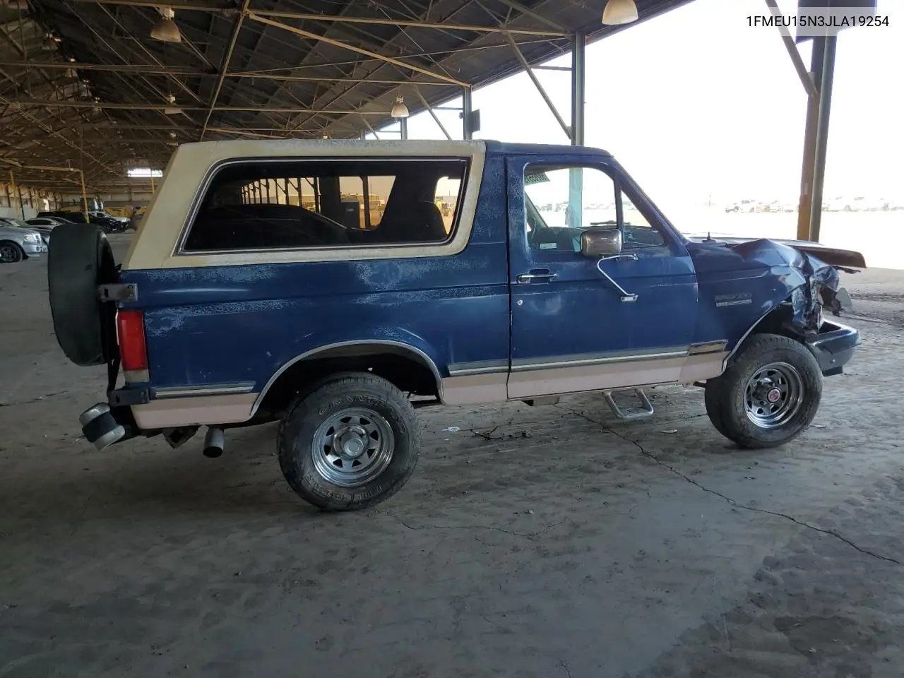1988 Ford Bronco U100 VIN: 1FMEU15N3JLA19254 Lot: 58265515