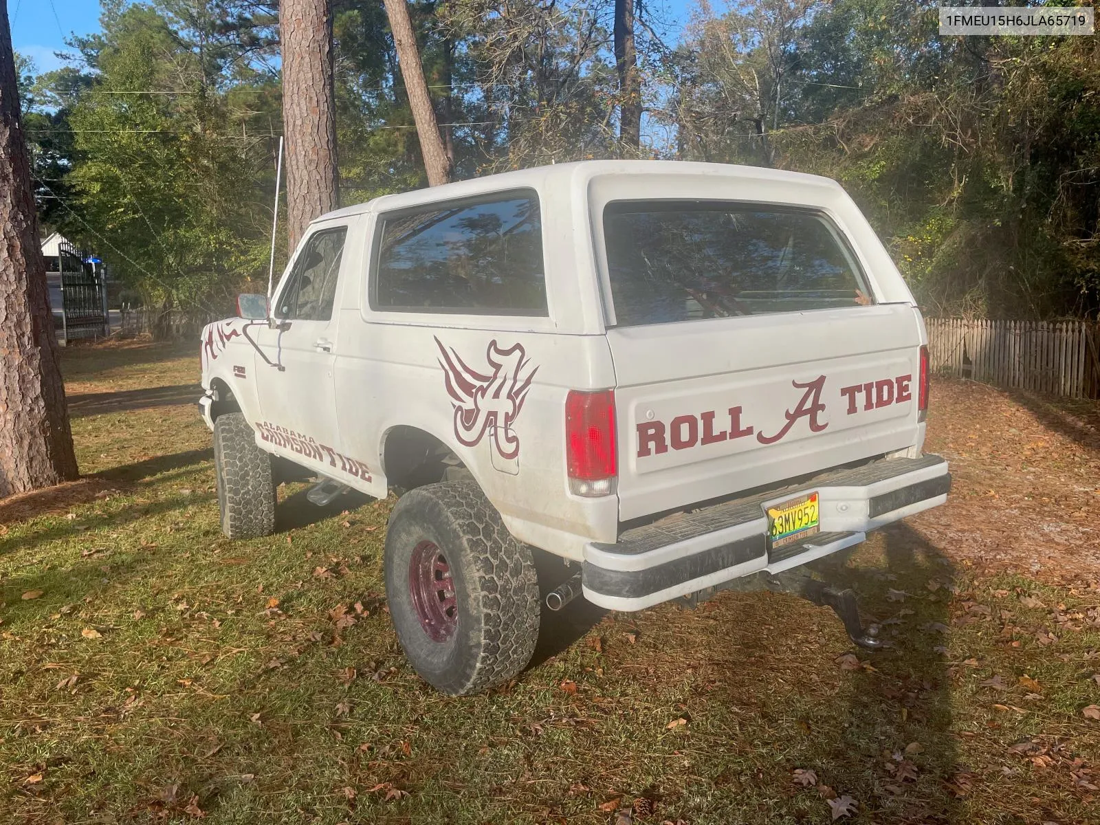 1988 Ford Bronco U100 VIN: 1FMEU15H6JLA65719 Lot: 70603672