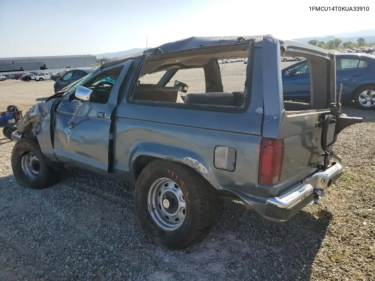 1989 Ford Bronco Ii VIN: 1FMCU14T0KUA33910 Lot: 57730195
