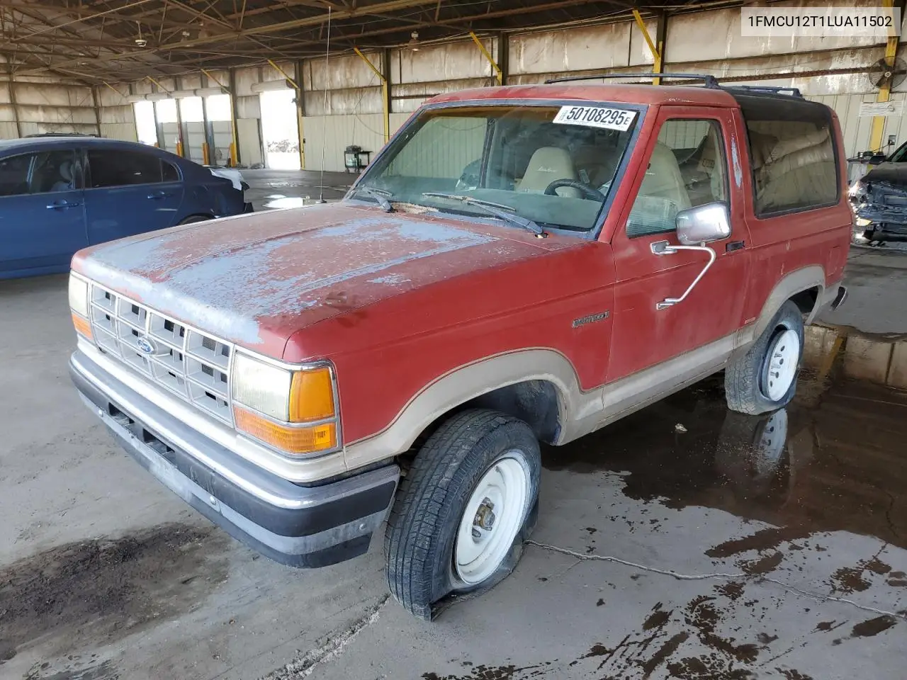 1990 Ford Bronco Ii VIN: 1FMCU12T1LUA11502 Lot: 52215675