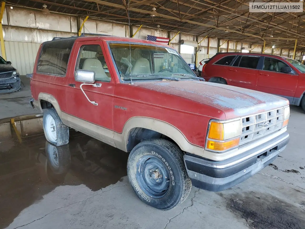 1990 Ford Bronco Ii VIN: 1FMCU12T1LUA11502 Lot: 52215675