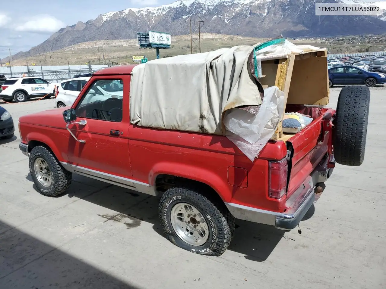 1990 Ford Bronco Ii VIN: 1FMCU14T7LUA56022 Lot: 52440415
