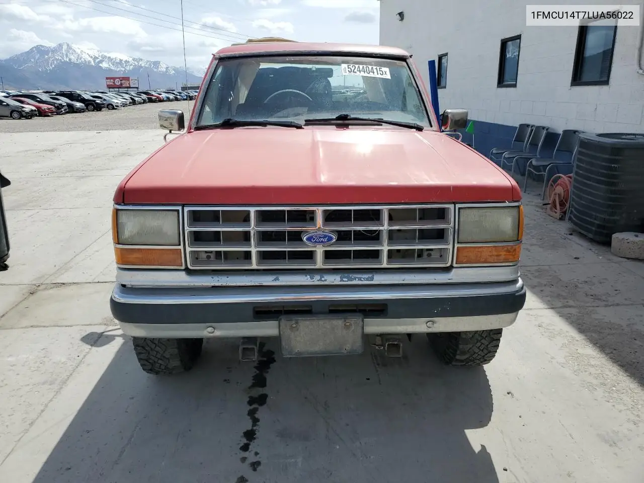 1990 Ford Bronco Ii VIN: 1FMCU14T7LUA56022 Lot: 52440415