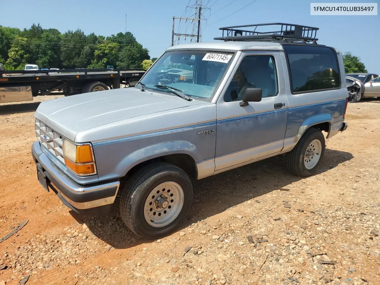 1990 Ford Bronco Ii VIN: 1FMCU14T0LUB35497 Lot: 60471145