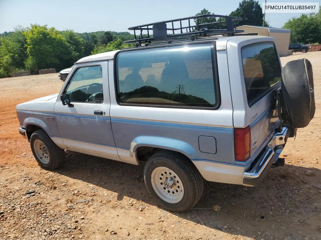1990 Ford Bronco Ii VIN: 1FMCU14T0LUB35497 Lot: 60471145