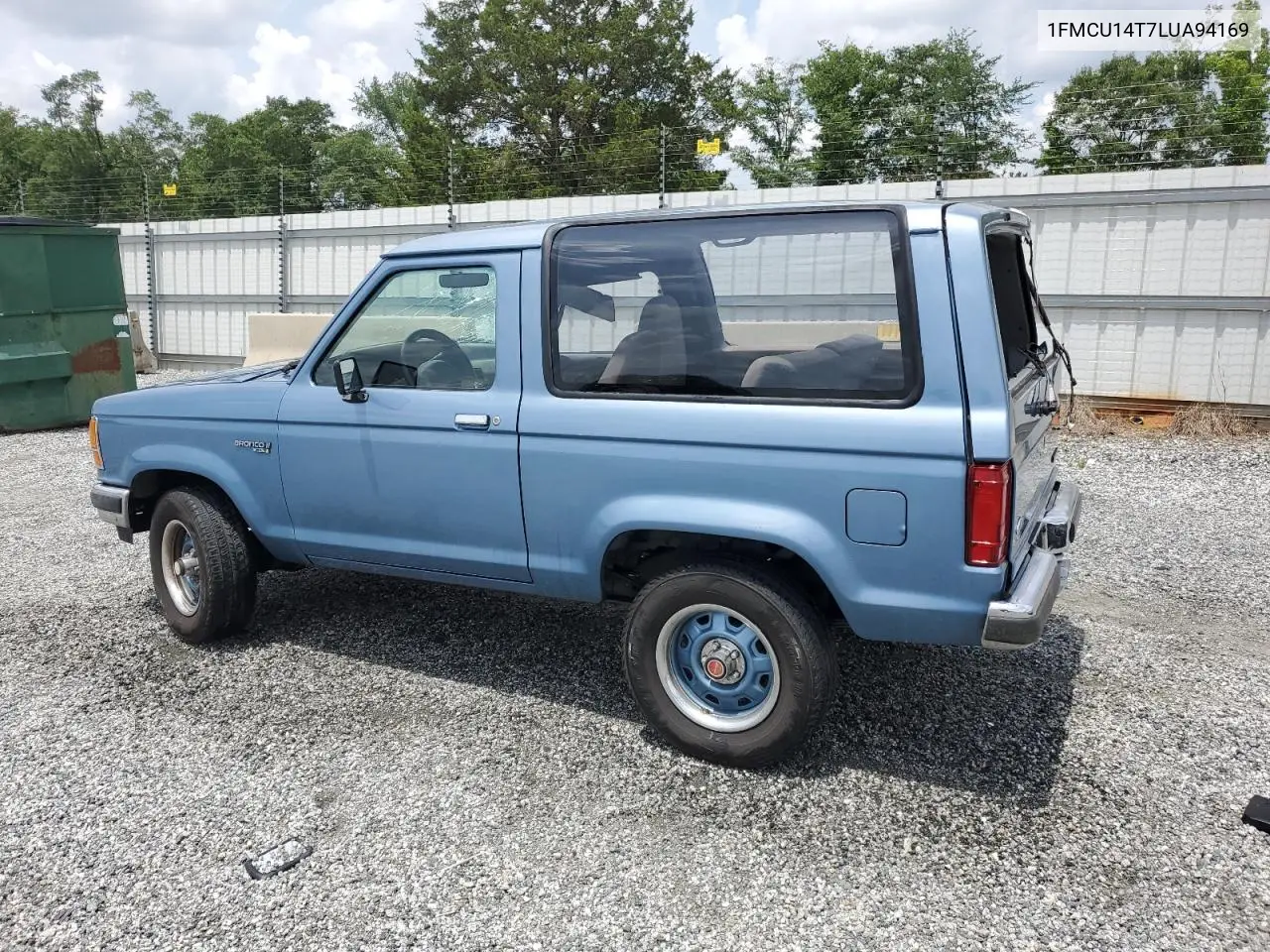 1990 Ford Bronco Ii VIN: 1FMCU14T7LUA94169 Lot: 60515815