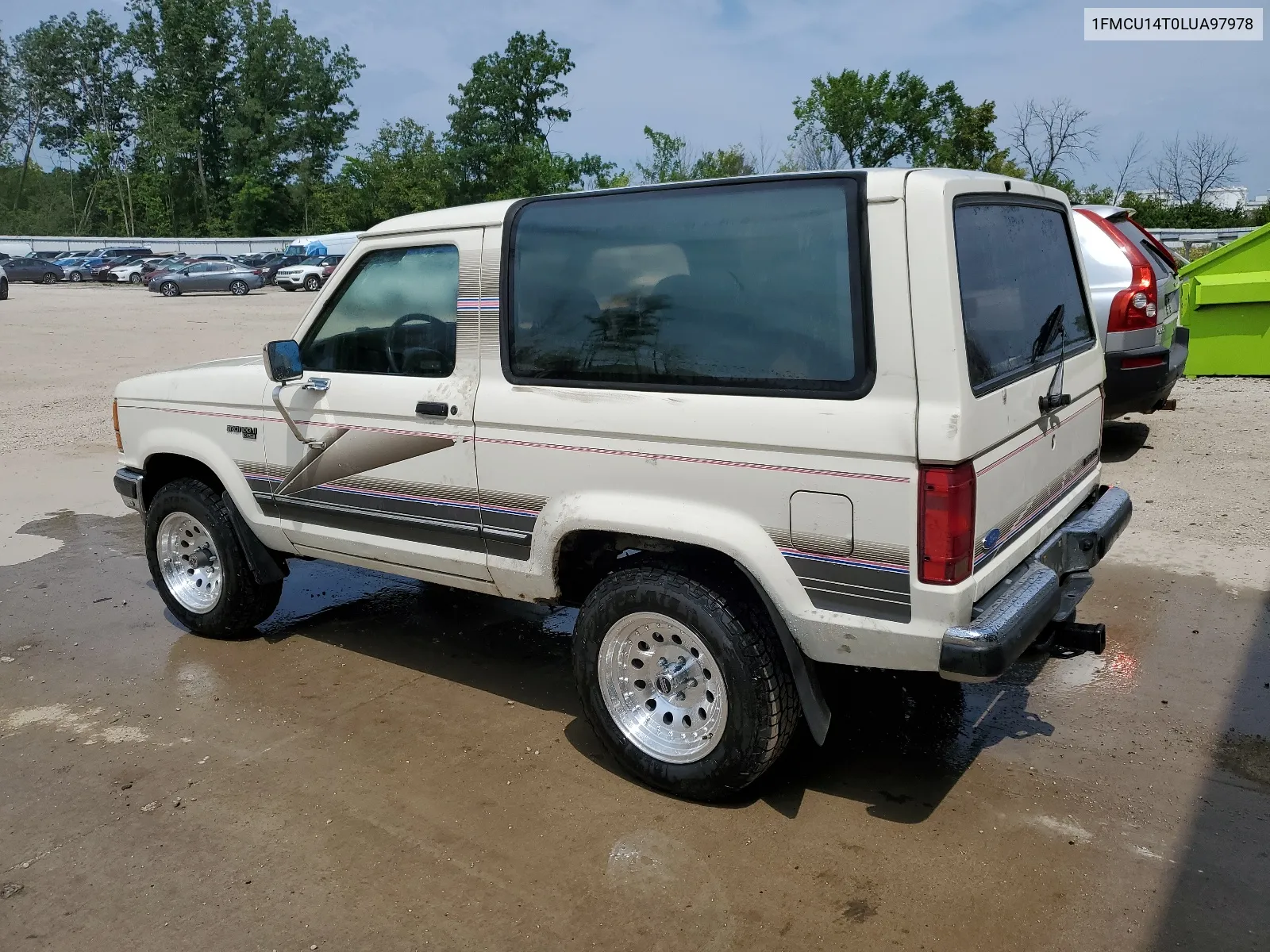 1990 Ford Bronco Ii VIN: 1FMCU14T0LUA97978 Lot: 62396294