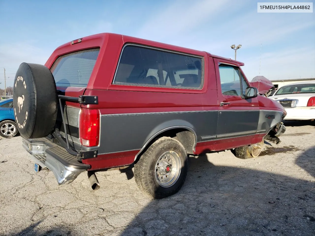1993 Ford Bronco U100 VIN: 1FMEU15H4PLA44862 Lot: 84053644
