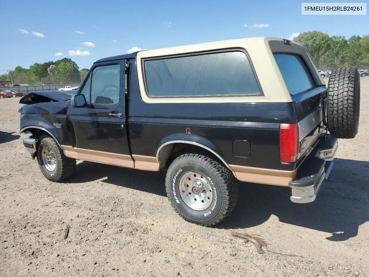 1994 Ford Bronco U100 VIN: 1FMEU15H2RLB24261 Lot: 52582645
