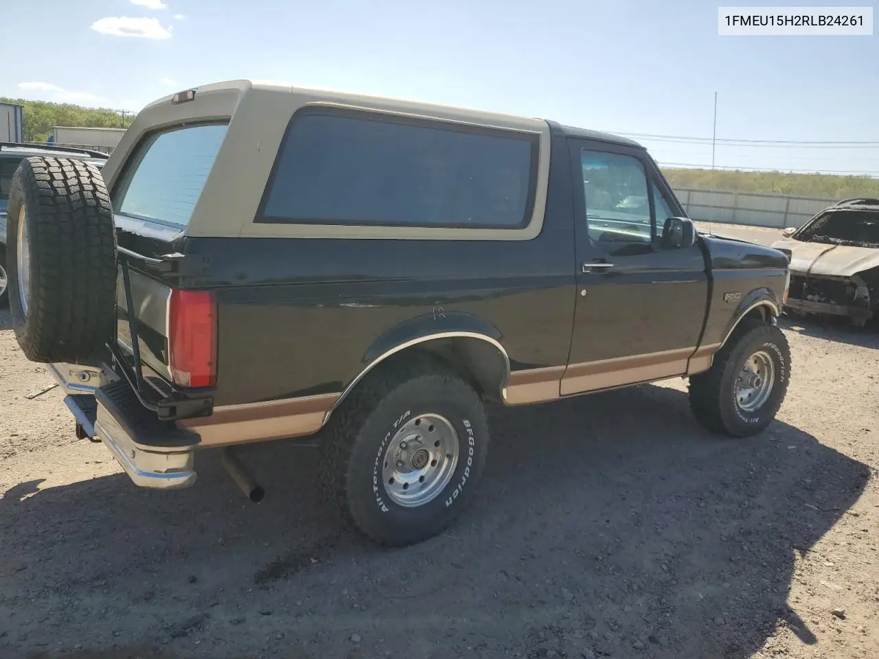 1994 Ford Bronco U100 VIN: 1FMEU15H2RLB24261 Lot: 52582645