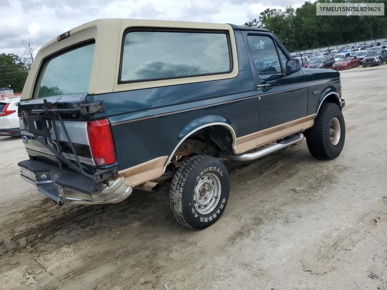 1995 Ford Bronco U100 VIN: 1FMEU15N7SLB29628 Lot: 56652595