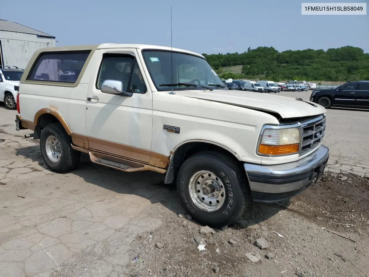 1995 Ford Bronco U100 VIN: 1FMEU15H1SLB58049 Lot: 60570535