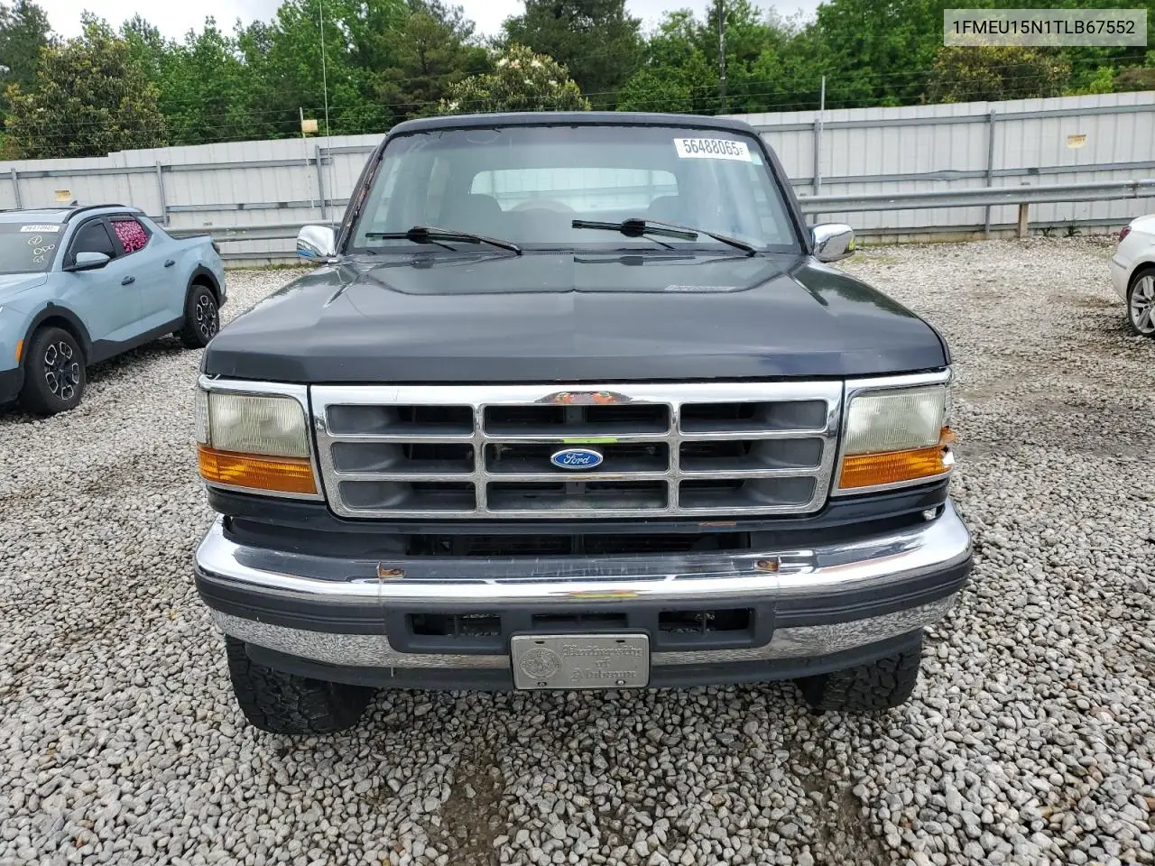 1996 Ford Bronco U100 VIN: 1FMEU15N1TLB67552 Lot: 56488065