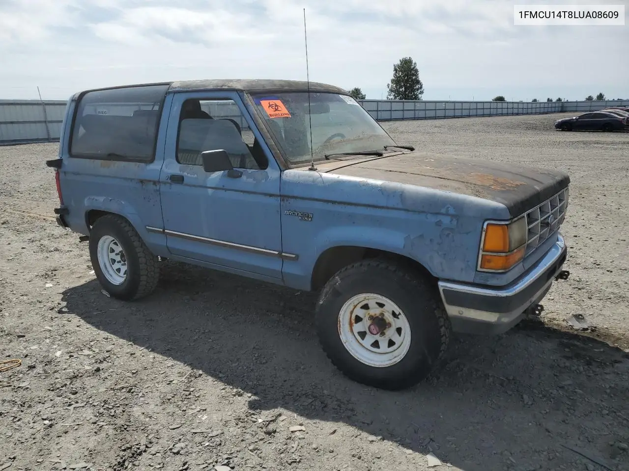 1996 Ford Bronco Ii VIN: 1FMCU14T8LUA08609 Lot: 61144575