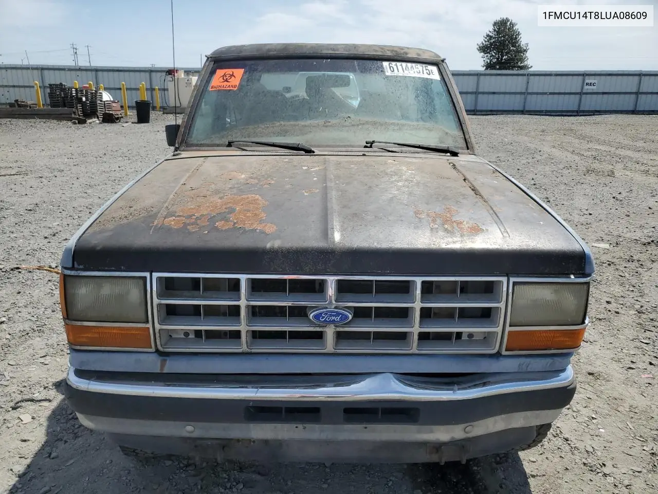 1996 Ford Bronco Ii VIN: 1FMCU14T8LUA08609 Lot: 61144575