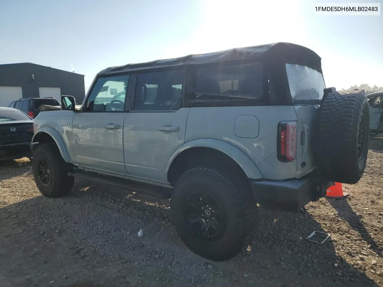 2021 Ford Bronco Base VIN: 1FMDE5DH6MLB02483 Lot: 42617245