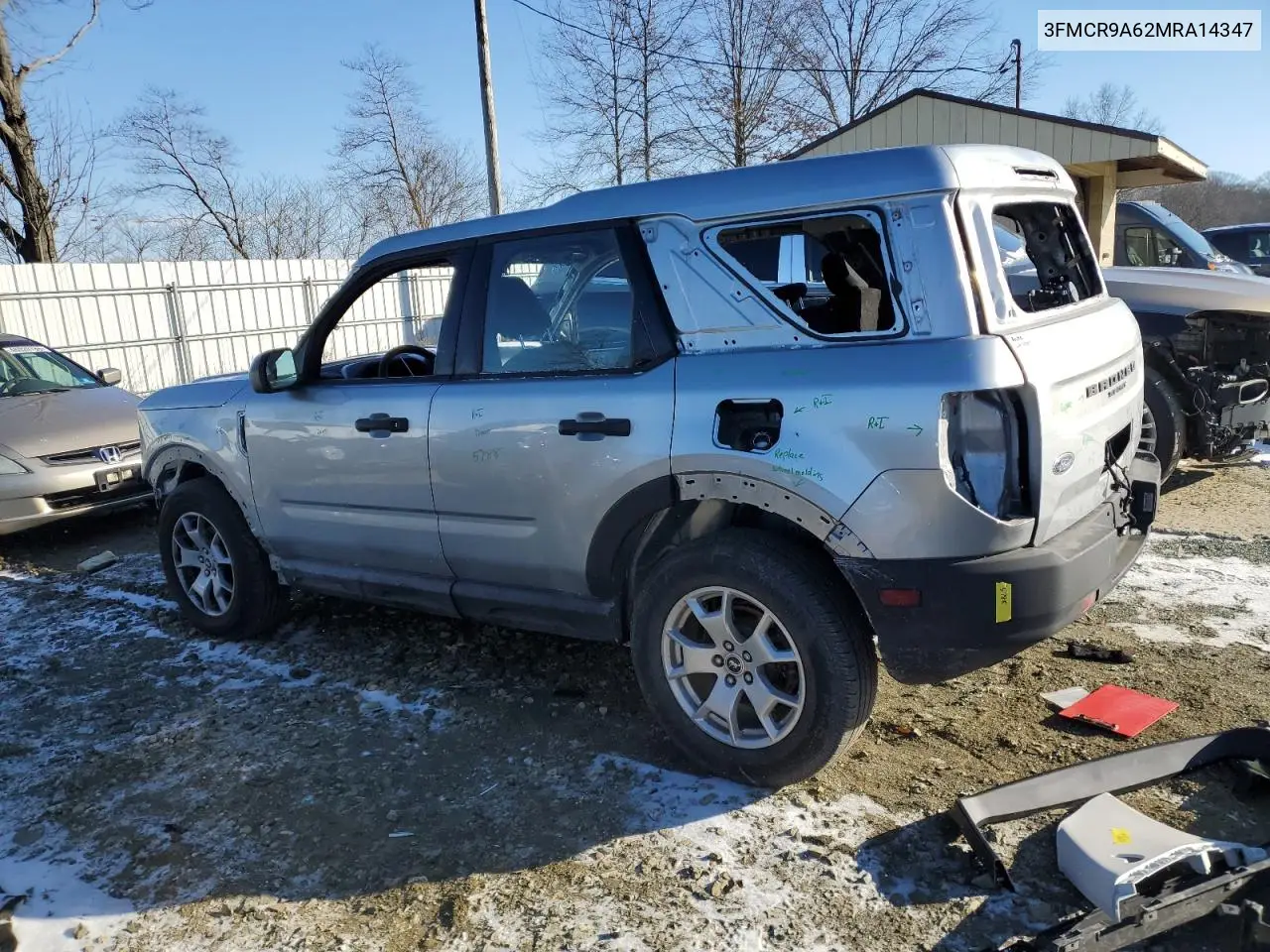 2021 Ford Bronco Sport VIN: 3FMCR9A62MRA14347 Lot: 45486485