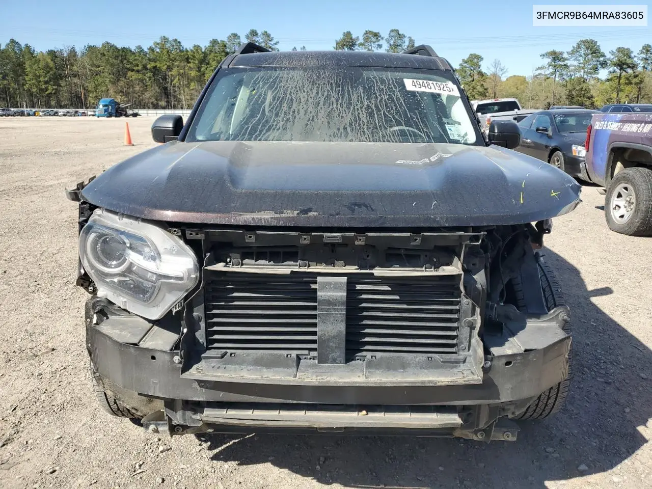 2021 Ford Bronco Sport Big Bend VIN: 3FMCR9B64MRA83605 Lot: 49481925